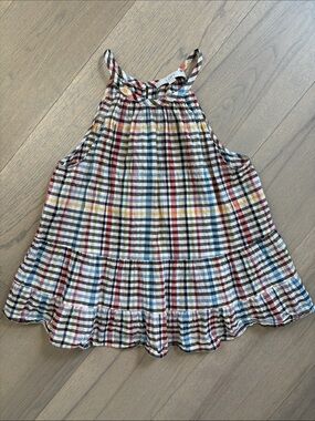 LOFT Plaid Halter Tank in Red, Blue, Yellow and Black